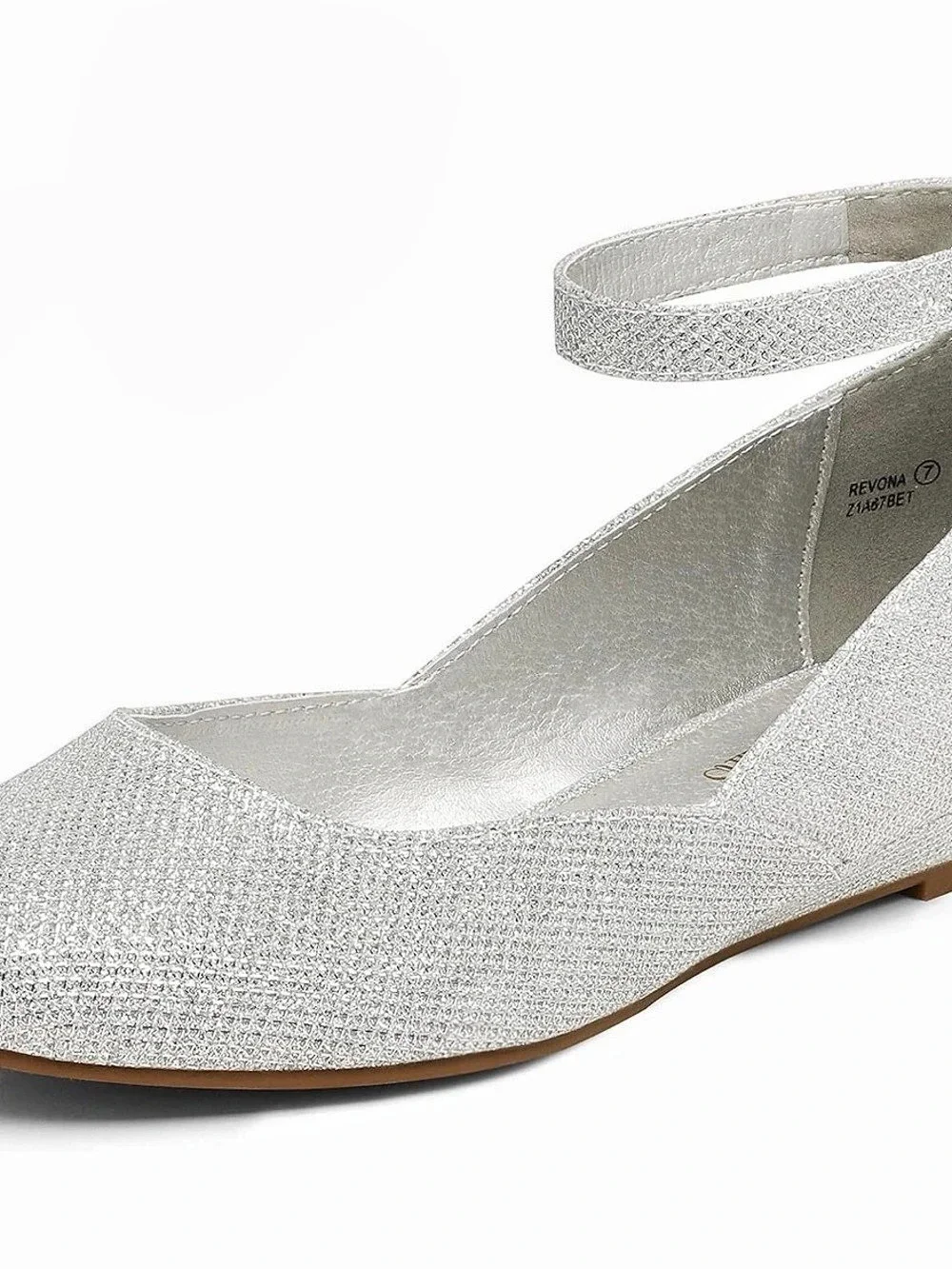 Silver Wedge Pumps New 7.5
